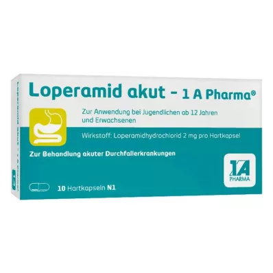 LOPERAMID akut-1A Pharma kovat kapselit, 10 kpl