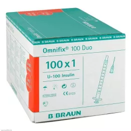 OMNIFIX Duo 100 Insulinspr.1 ml, 100X1 ml