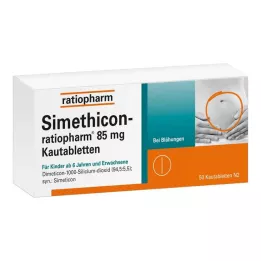 SIMETHICON-ratiopharm 85 mg purutabletit, 50 kpl