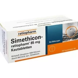 Simethicon-ratiopharm 85 mg pureskelutabletit, 100 kpl