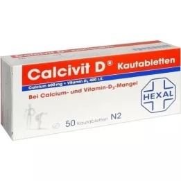 CALCIVIT D Chewing -tabletit, 50 kpl