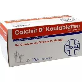 CALCIVIT D Chewing -tabletit, 100 kpl
