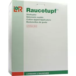 RAUCOTUPF Puikko 1 kpl iso puuvillapää, 50X2 kpl
