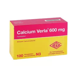 CALCIUM VERLA 600 mg kalvopäällysteiset tabletit, 100 kpl