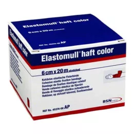 Elastomull vankeus Väri 6 cmx20 m Kiinnitys sitoo punainen, 1 kpl