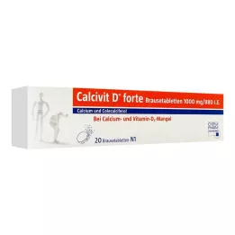 CALCIVIT D forte -poretabletit, 20 kpl