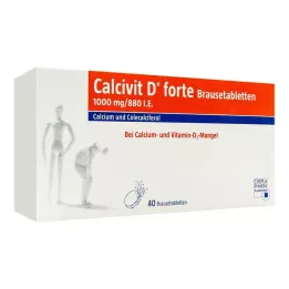 CALCIVIT D forte -poretabletit, 40 kpl