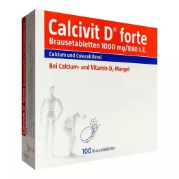 CALCIVIT D forte -poretabletit, 100 kpl