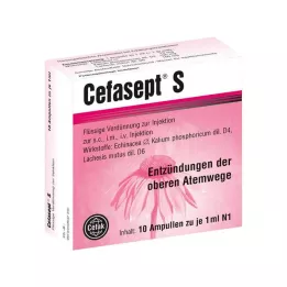 CEFASEPT S Injektioliuos, 10 kpl