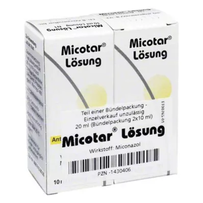 MICOTAR Liuos, 20 ml