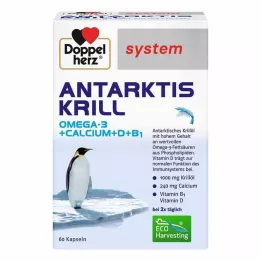 DOPPELHERZ Antarktiskrill-järjestelmän kapselit, 60 kpl