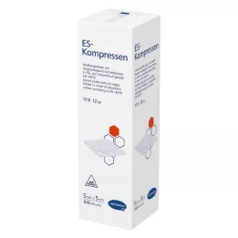 ES-KOMPRESSEN Unsteril 5x5 cm 12 kertaa, 100 kpl