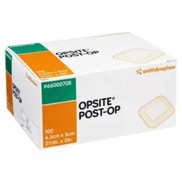 OPSITE Nasta-OP 5x6,5 cm sidos yksittäin steriili, 100X1 kpl