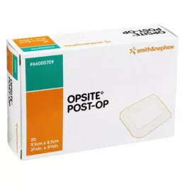 OPSITE Post-OP 8,5x9,5 cm assosiaatio erikseen steriili, 20x1 kpl