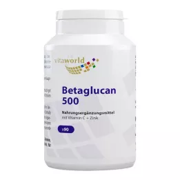 BETA-GLUCAN 500+C-vitamiini+sinkkikapselit, 90 kpl