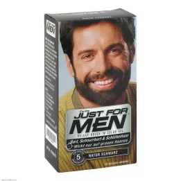 Just for men Brush-in Color Gel Musta, 28,4 ml