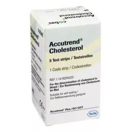 ACCUTREND Kolesterolitestiliuskat, 5 kpl