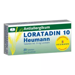 LORATADIN 10 Heumann-tablettia, 20 kpl