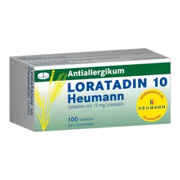 LORATADIN 10 Heumann-tablettia, 100 kpl
