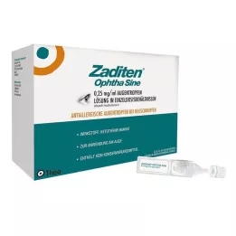 ZADITEN ophtha sine 0,25 mg/ml silmätipat kerta-annos, 50 kpl