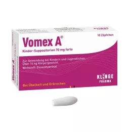 VOMEX Lasten peräpuikot 70 mg forte, 10 kpl
