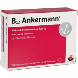 B12 ANKERMANN ylimääräiset tabletit, 100 kpl
