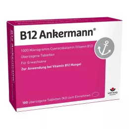 B12 ANKERMANN ylimääräiset tabletit, 100 kpl