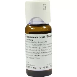 CUPRUM ACETICUM/sincum valerianicum sekoitus, 50 ml