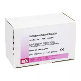 SCHWANGERSCHAFTS-FRÜHTEST hCG-testiliuskat virtsa, 20 kpl