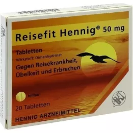 REISEFIT Hennig 50 mg tabletit, 20 kpl