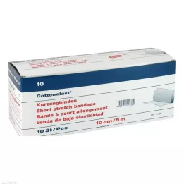 KURZZUGBINDE Cottonelast 10 cmx5 m, 10 kpl