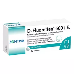 D FLUORETTEN 500 tablettia, 30 kpl