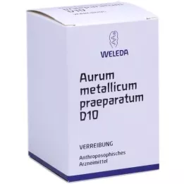 AURUM METALLICUM PRAEPARATUM D 10 trituaatio, 50 g