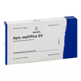 APIS MELLIFICA D 3 ampullia, 8 kpl