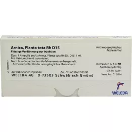 ARNICA PLANTA TOTA RH D 15 AMPOULES, 8x1 ml
