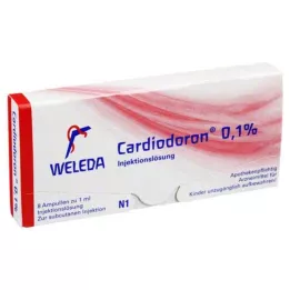 CARDIODORON 0,1 % injektioliuos, 8X1 ml
