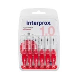 INTERPROX minikartio punainen Interdentalb.Blis., 6 kpl
