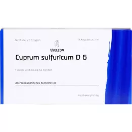 Cuprum sulfuricum D6, 8X1 ml