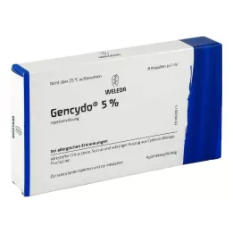 GENCYDO 5 % injektioliuos, 8 kpl