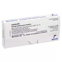 LEVICO D 3 -ampullit, 8x1 ml