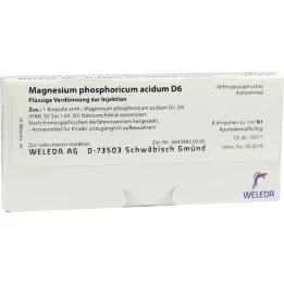 MAGNESIUM PHOSPHORICUM ACIDUM D 6 Ampules, 8x1 ml
