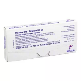MARMOR d 6/stibium d 6 aa ampuulit, 8x1 ml