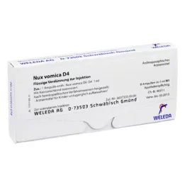 NUX VOMICA D 4 -ampullit, 8 x 1 ml