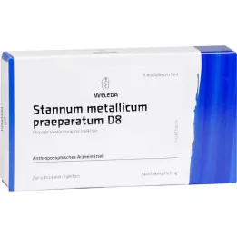 STANNUM METALLICUM Praeparatum d 8 Ampules, 8x1 ml