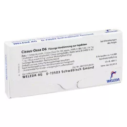 CISSUS-OSSA D 6 -ampullit, 8x1 ml