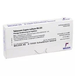 TABACUM CUPRO Cultum RH D 3 Ampules, 8x1 ml