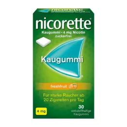 NICORETTE 4 mg tuorehedelmäpurukumia, 30 kpl