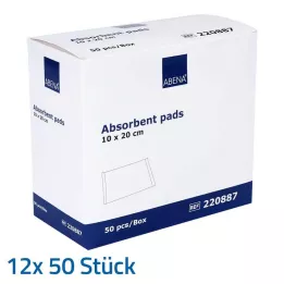 SAUGKOMPRESSEN epästeriili 10x20 cm 400 g/m, 12x50 kpl