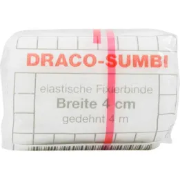 Dracosumbi-kiinnitysside 4 cm x 4 m valkoinen, 1 kpl