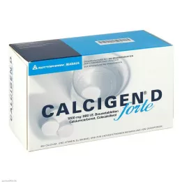 CALCIGEN D forte 1000 mg/880 I.E. poretabletit, 100 kpl